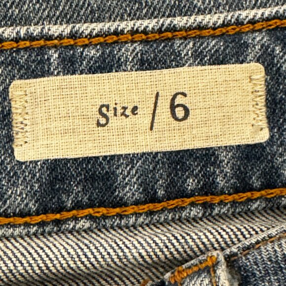 Like new PILCRO and the LETTERPRESS by Anthropologie Denim A-Line Skirt … - Picture 5 of 9